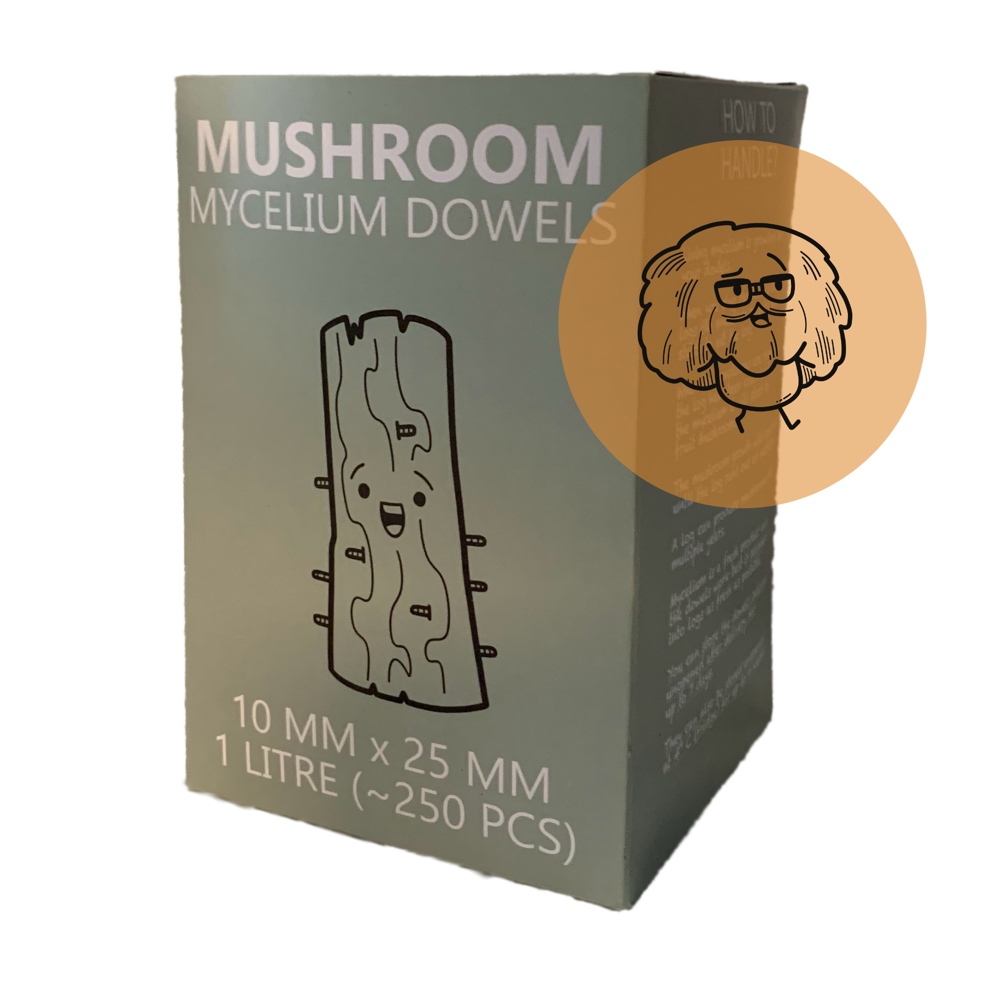 Lion’s mane mushroom dowels