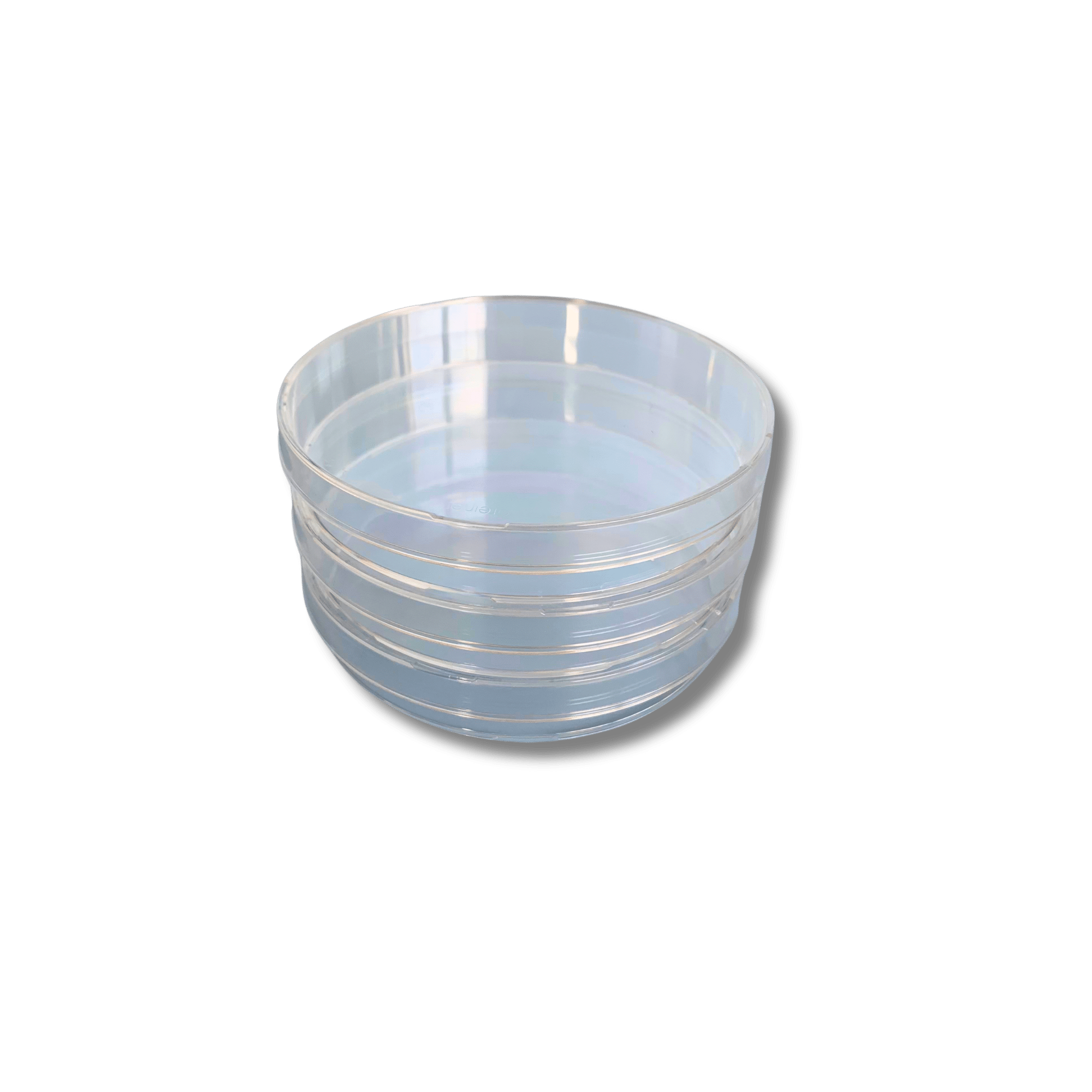 Sterile Petri dishes in protective sleeve for agar preparation at home.